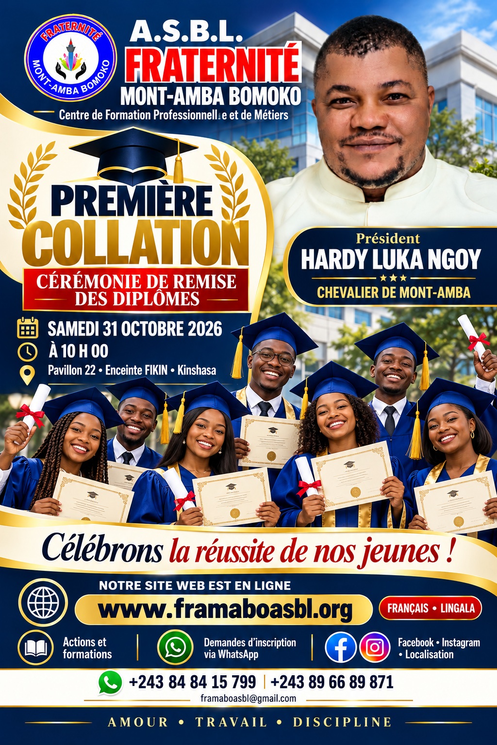 Affiche de la Graduation